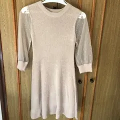 最終値下げ！snidel ニットワンピース ピンクベージュ