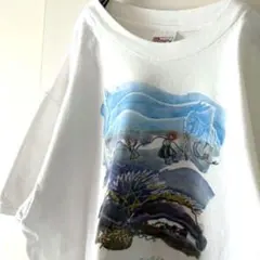 ヘインズ ボルダーユダヤフェスティバル ダビデの星 Tシャツ L ホワイト古着