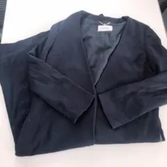 FRAY I.D♡ダンボールニットコート♡ネイビー1♡美品♡フレイアイディー♡のサムネイル