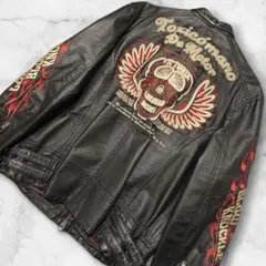 icon skull jacket アイコンレザージャケット M〜Lサイズ - メルカリ