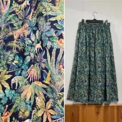 リバティタナローンギャザースカートハンドメイド - メルカリ