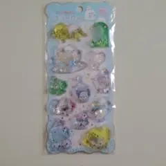 新品未使用　シマエナガ　キラリンウォーターシール　ウォーターインシール