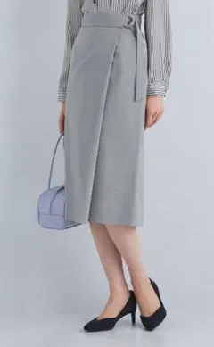 green label relaxing カチリラ スリット タイト スカート