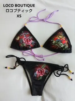 ロコブティック LOCO BOUTIQUE水着Ed Hardy風 XS 黒ハワイのサムネイル