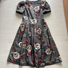 ♡エムズグレーシー♡カタログ掲載品♡花柄ワンピース♡超美品♡サイズ