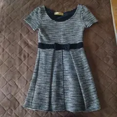 CECI McBEE ストライプフレアワンピース 半袖