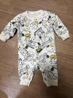PEANUTS スヌーピー ロンパース カバーオール