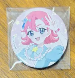 アイカツ！ 凛＆天羽まどか 缶バッジ チーズソフトクッキー イオン限定