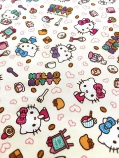 HELLO KITTY サンリオ♡生地約110✖️50㎝