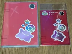 ぽこ あ ポケモン B6サイズノート & ステッカーセット メタモン 新品