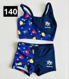 ルネサンススイミング セパレート水着 ネイビー 140 女の子 130相当