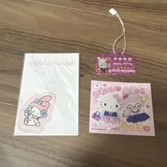 サンリオ　ノベルティステッカー　シール　マイメロ　ハローキティ