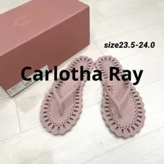 未使用Carlotha Ray ロンハーマン サンダル 23.5-24㎝ピンクのサムネイル