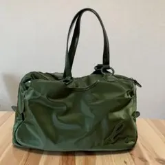 アニエスベー　グリーン　ナイロンバック　緑　トートバッグ　ハンドバッグ
