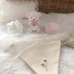 マカロンくまさん♡アロマストーン♡置物