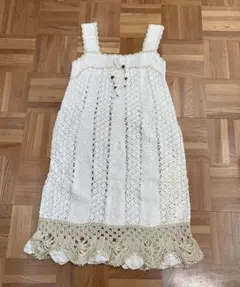 ナルミヤインターナショナル　Larlotta ノースリーブ　ワンピース　38