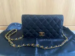 CHANEL シャネル ココマーク ミニマトラッセ　レザーチェーンバッグ