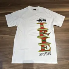 黒タグold stussy World wideステューシー スペード 両面プリ - メルカリ
