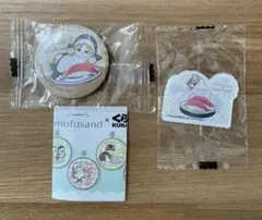 くら寿司 mofusand ビッくらポン 缶バッジ & アクリルステッカーset