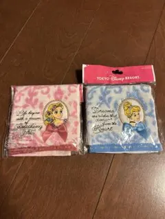 東京ディズニーリゾート タオルハンカチセット　ラプンツェル　シンデレラ
