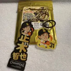 ソフトバンクホークス 正木智也 アクリルネームキーホルダーめじるしチャームセット