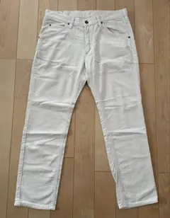 Leeコーデュロイパンツ ウエスターナーUNITEDARROWSホワイト 日本製