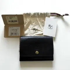 IL BISONTE イルビゾンテ 2つ折り財布 ブラック