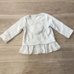 ホワイトハートフリース95 ボア 裏起毛