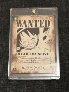 ワンピースカード　ルフィ　手配書　SP