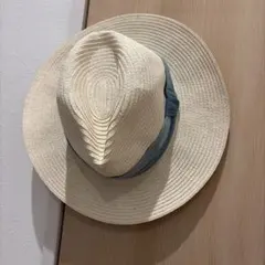Orient ストローハット 57cm アイボリー