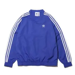スリーストライプス ウィンドブレーカー（プルオーバータイプ） adidas 青のサムネイル