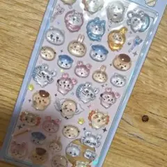 新品 ちいかわ ボンボンドロップシール サンスター文具 正規品 みんなポーズ