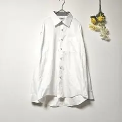 【LES MUES】Easy Iron Fabric 長袖 ワイシャツ (LL)