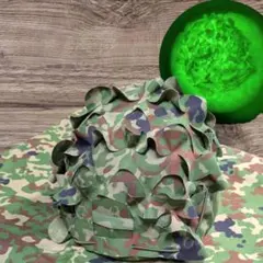 【新品】ヘルメットギリー　陸自迷彩　対IR加工品