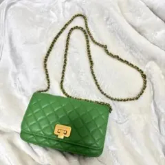 CHARLES & KEITH キルティング ショルダーバッグ