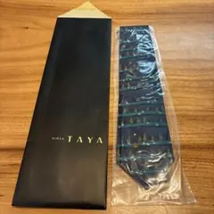 GINZA TAYA 木の模様 ネクタイ
