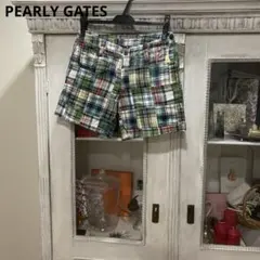 PEARLY GATES - パーリーゲイツ  バッフローチェックショートパンツ パーリーゲイツ PG 【ストレッチ】チェックドビーショートパンツ