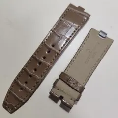 グレージュ レザーベルト クロコ ベルト hermes エルメス ケープコッド