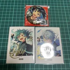 あんスタ　9周年　缶バッジ　ぱしゃっつ　エス　ライカ　カンナ