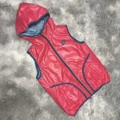 NIKE SPORTS ナイキ（M）ナイロンベスト フード ピンク ネイビーのサムネイル