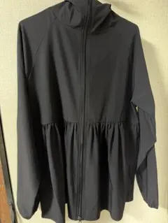 Coca UVカット パーカー ギャザー ペプラム