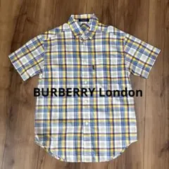 GW特価!BURBERRY バーバリー　ノバチェック　半袖シャツ　綿100%