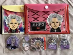 与那嶺瑠唯　ポーチ　肖像アクリルチャーム　クリアチャーム　ホロステッカー　ランペ
