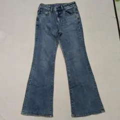 GUフレアジーンズ　Ｍ