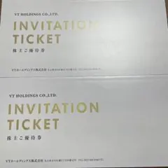 VT ホールディングス株主優待券 ２セット