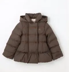 組曲　140cm　ブラウン 中綿　ダウンコート