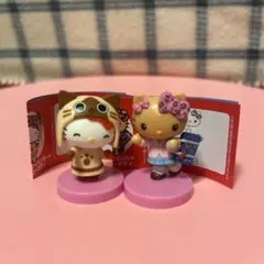 【まみ@24時間以内発送】様 ハローキティ チョコエッグ モンハン 日焼けキティ