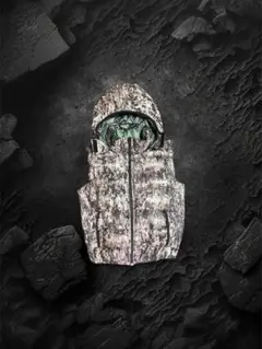 90S OLD Gap 迷彩柄フード付きダウンベスト