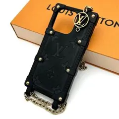 【美品】ルイヴィトン モノグラム リトランク iPhone 14PRO　チェーン