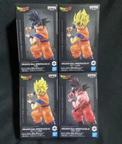 ドラゴンボール SPIRITFLICKS 01 孫悟空 フィギュア 全4種セット